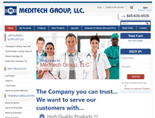 Tablet Screenshot of meditechny.com